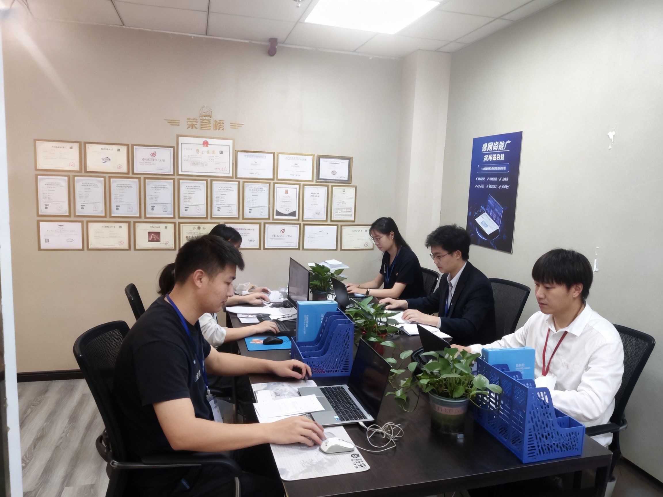 网推传媒有限公司办公环境实拍照片